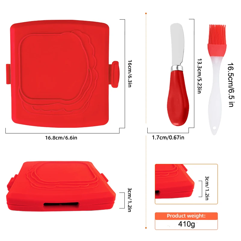 3-delige food grade broodroost - Toaster recensie en prijs