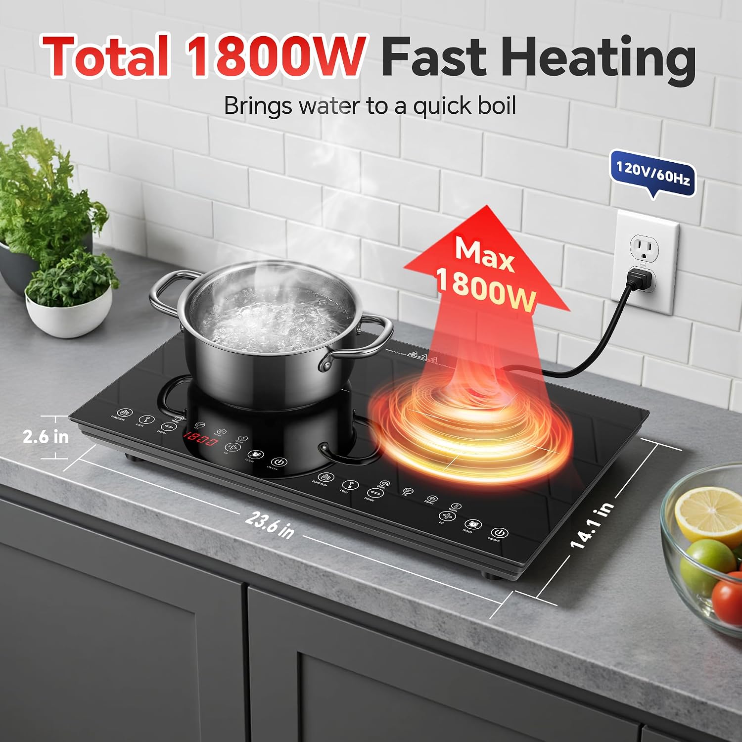 Draagbare inductiekookplaat me - Induction Cooktop Portable recensie en prijs