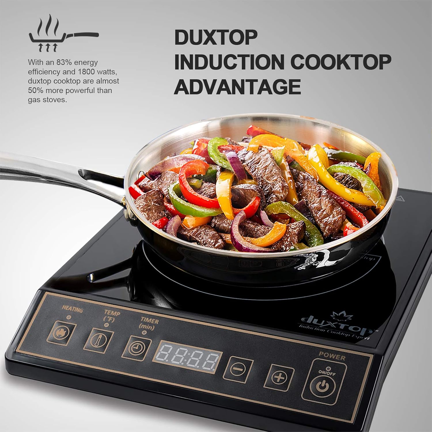 1800W draagbare inductiekookpl - Induction Cooktop Portable recensie en prijs
